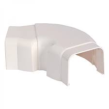 VECAMCO 9802-117-08 Curva plana regulable para canal 90x65 blanco